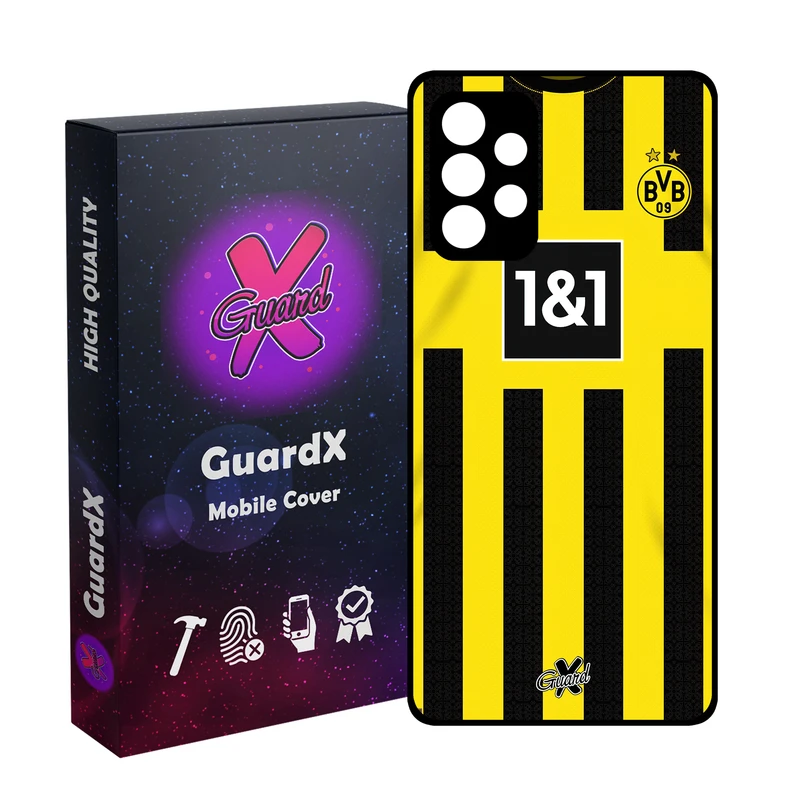 کاور گارد ایکس طرح دورتموند مدل Glass10466 مناسب برای گوشی موبایل سامسونگ Galaxy A32 4G