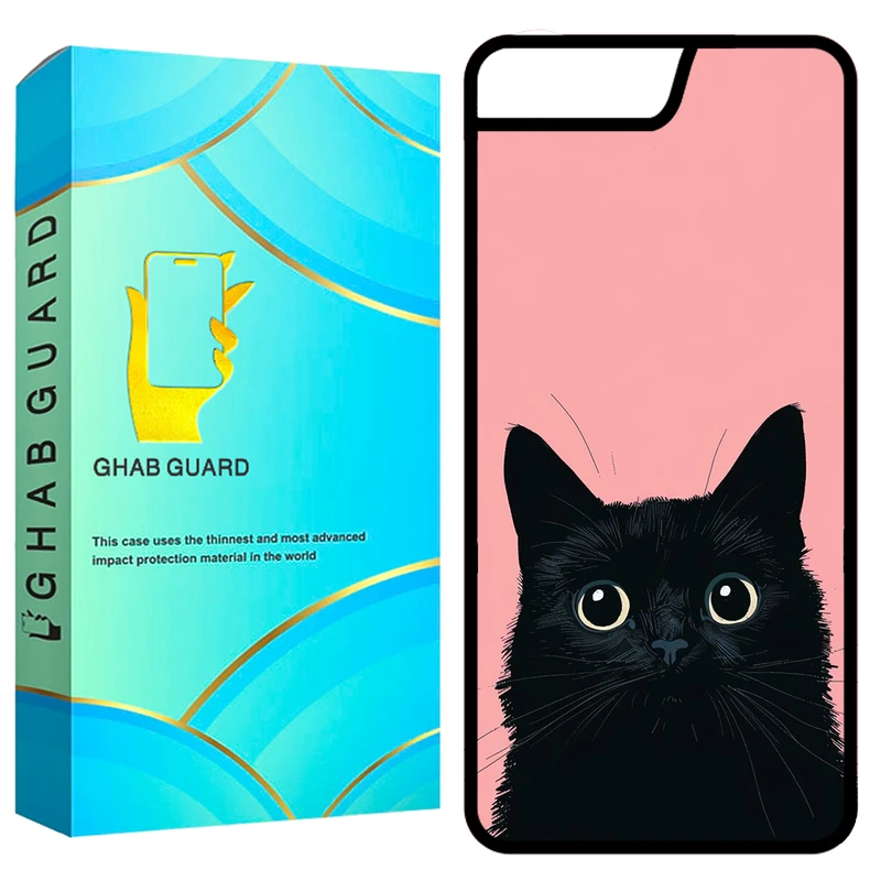 کاور قاب گارد طرح گربه مدل GCHP7P مناسب برای گوشی موبایل اپل iPhone 7 Plus / 8 Plus
