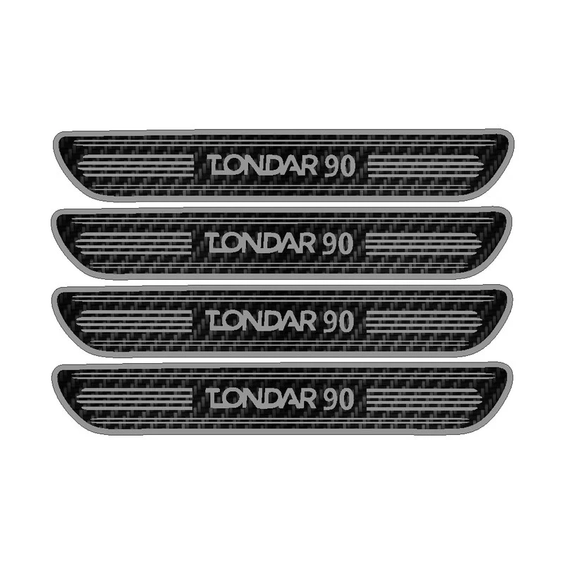 برچسب بدنه خودرو رادیانس مدل کربن کد J10 مناسب برای ال 90 بسته 4 عددی