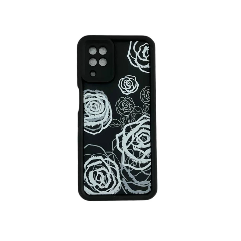 کاور مدل گل رز کد an09 مناسب برای گوشی موبایل سامسونگ Galaxy A12