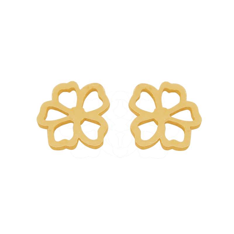 گوشواره طلا 18 عیار دخترانه رزالیا مدل Diamond-GEA-014