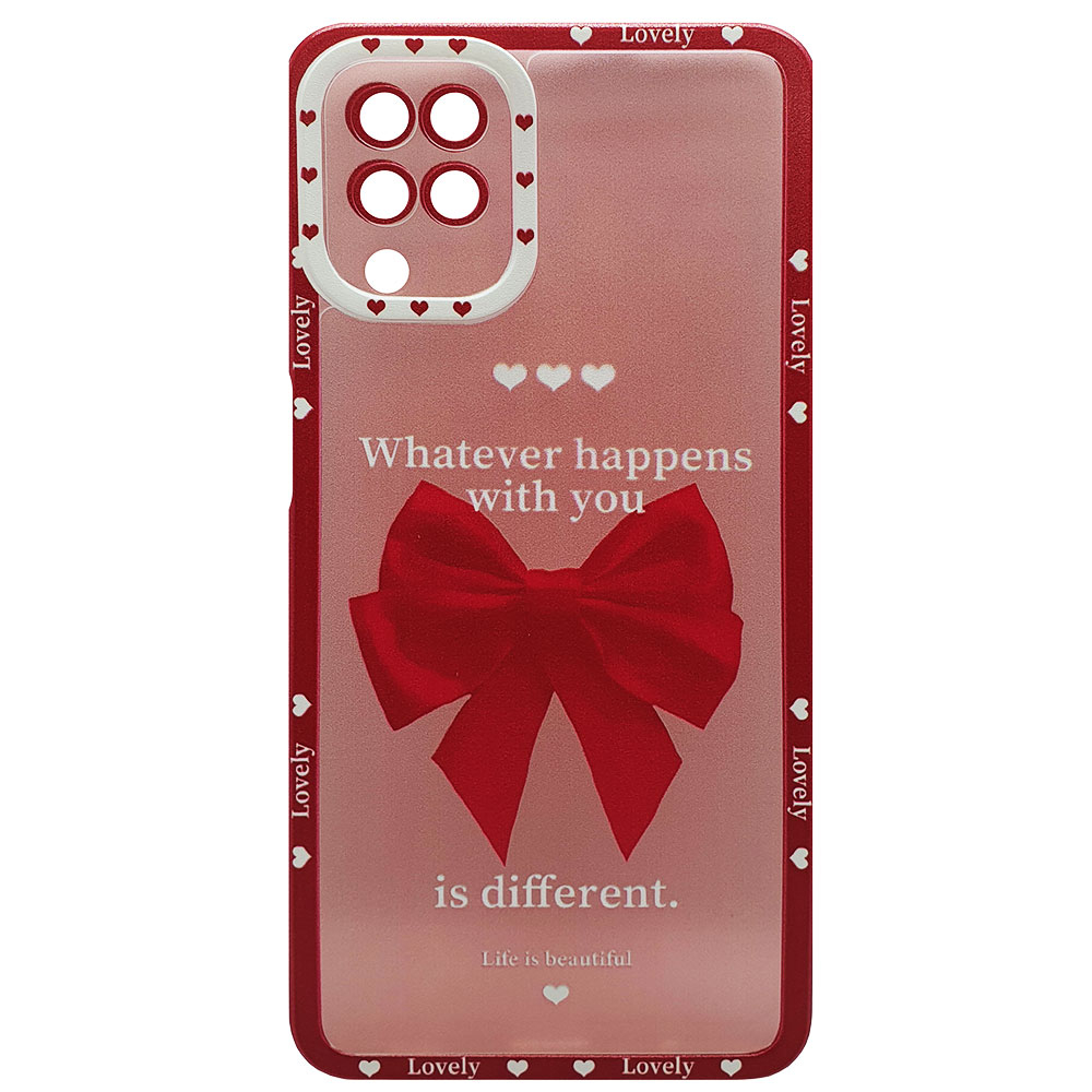 کاور قاب ناب مدل پاپیونی مناسب برای گوشی موبایل سامسونگ Galaxy A12 4G / A12 5G / M12 / F12