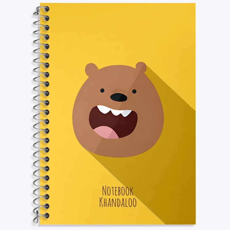 دفتر لغت 50 برگ خندالو طرح سه خرس کله پوک کد N4911