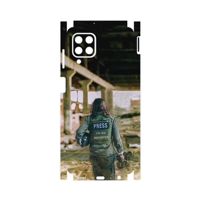 برچسب پوششی ماهوت مدل Reporter-FullSkin مناسب برای گوشی موبایل سامسونگ Galaxy M32