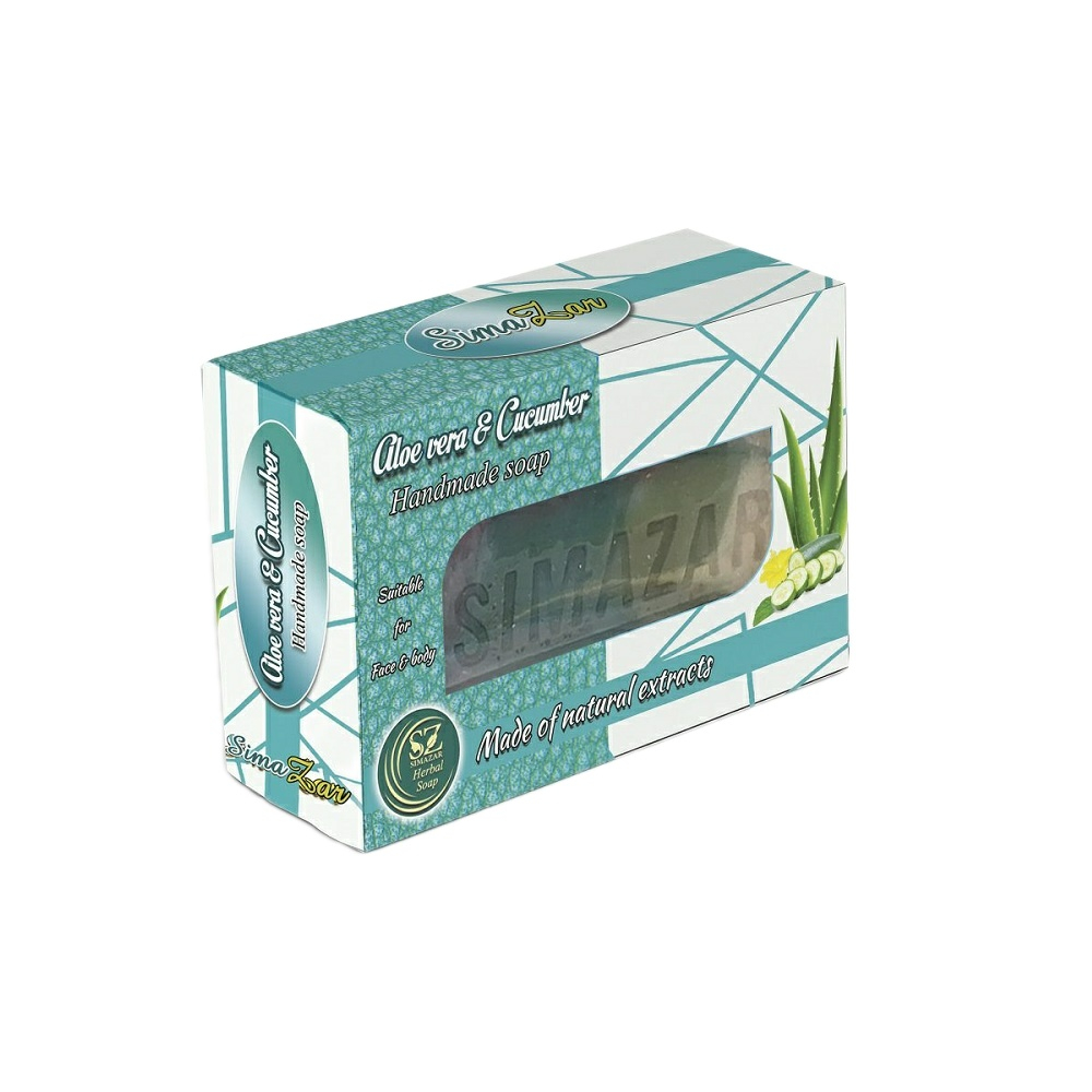 صابون شستشو سیمازر مدل آلوئه ورا و خیار وزن 120 گرم