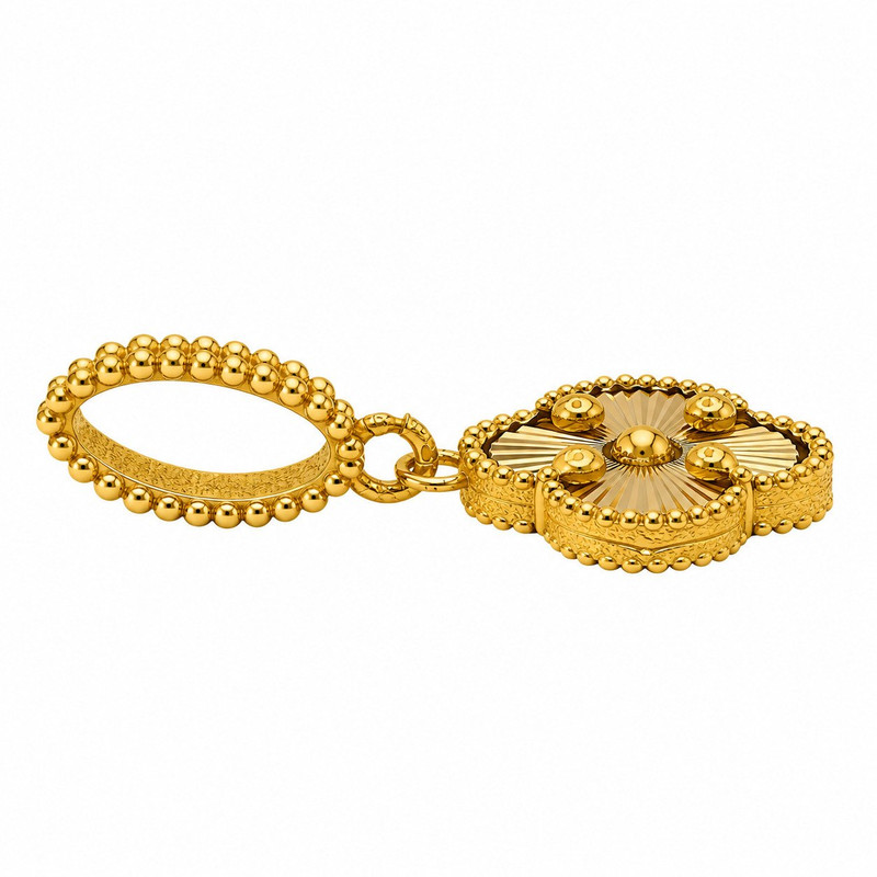 نیم ست طلا 18 عیار زنانه ناریا مدل ونکلیف تراش کد me-13