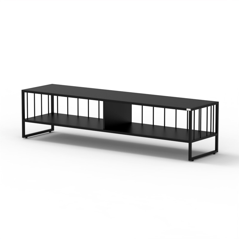 میز تلویزیون هیراد مدل TV137-MDF مناسب برای تلویزیون تا 75 اینچ