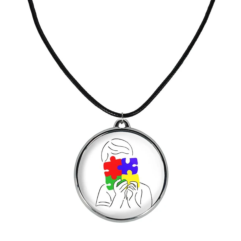 گردنبند خندالو مدل اتیسم Autism کد 2675626757