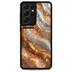 AKAM AMC-WSGS21U-SPARKLY-4 Cover For Samsung Galaxy S21 Ultra
