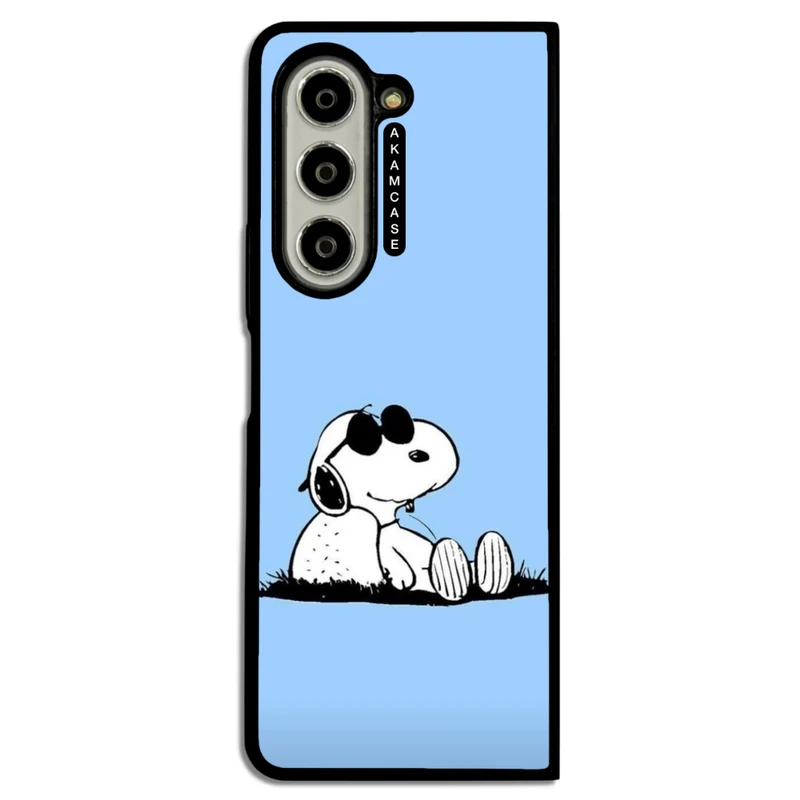 کاور آکام مدل AMCWSGZFOLD5-SNOOPY3 مناسب برای گوشی موبایل سامسونگ Galaxy Z Fold 5