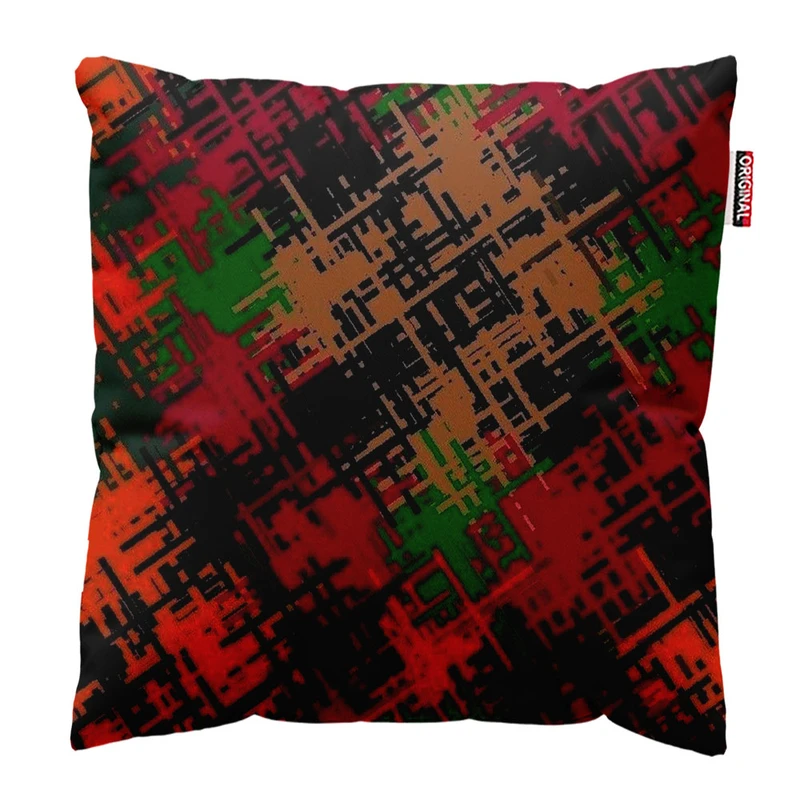 کوسن پاد آفرین طرح مینیمال  کد 3372 سایز 30*30 سانتی متر