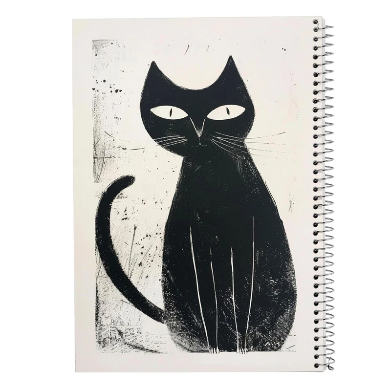 دفتر ژورنال نویسی 50 برگ مدوپد مدل نقطه ای طرح موجودات فانتزی کد DF17087