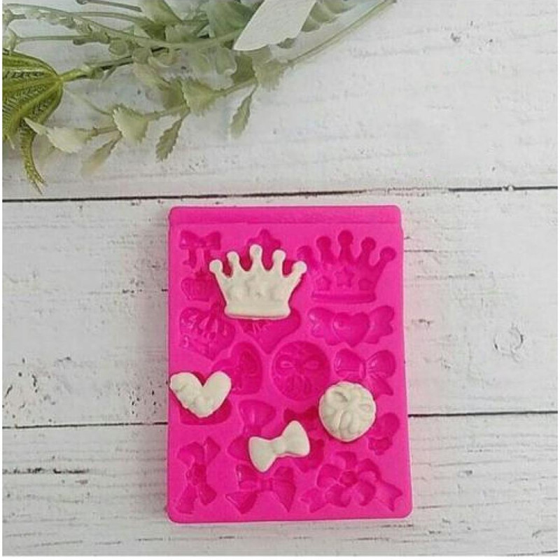 مالد فوندانت مدل تاج و پاپیون کد M02