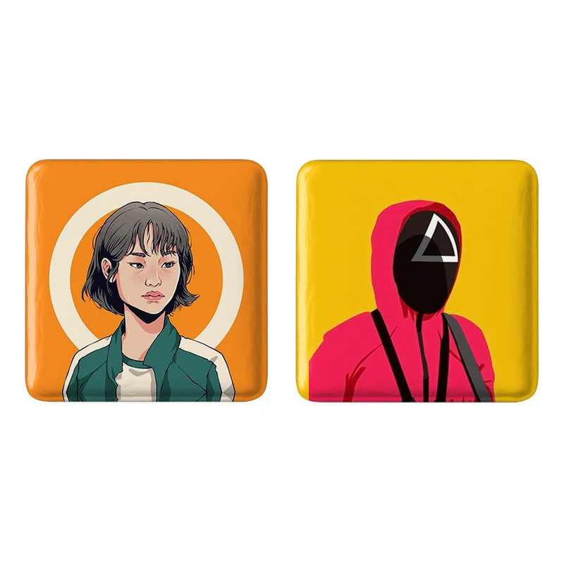 مگنت خندالو طرح کانگ سه بیوک بازی مرکب Squid Game کد 1079810803 مجموعه 2 عددی