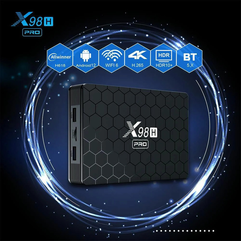 اندروید باکس X98 مدل X98H PRO H618 4/64G اندروید باکس X98 مدل X98H PRO H618 4/64G