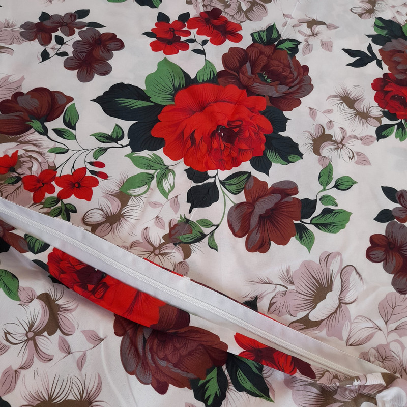 روکش لحاف گلدار کد  niki160 یک نفره سایز ۱۶۰×۲۲۰ سانتی متر