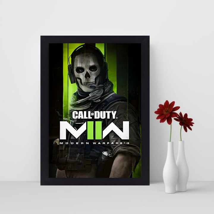 تابلو نوری گیم دکور طرح بازی کالاف دیوتی مدل call of duty
