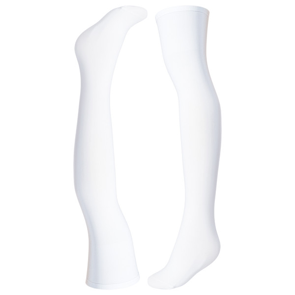 جوراب زنانه پریزن مدل بالای زانو DEN70-S رنگ سفید