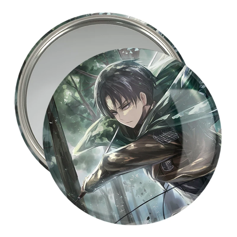 آینه جیبی خندالو مدل لیوای انیمه اتک آن تایتان Attack on Titan  کد 18625
