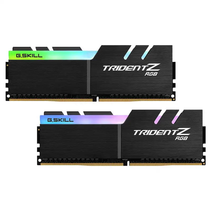 رم دسکتاپ DDR4 دو کاناله 3200 مگاهرتز CL16 جی اسکیل سری TRIDENT Z RGB ظرفیت 32 گیگابایت بسته دو عددی