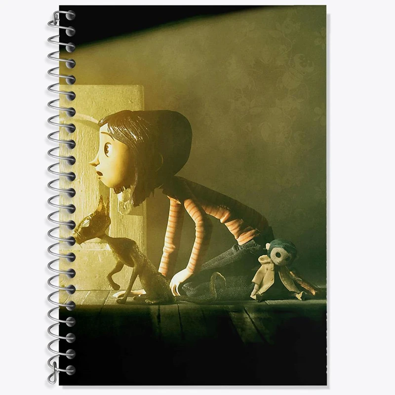 دفتر لغت 50 برگ خندالو مدل کورالاین Coraline کد 20770