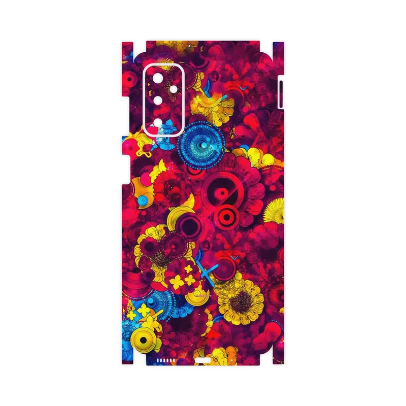 برچسب پوششی ماهوت مدل Vector Flower Garden Digital Art-FullSkin مناسب برای گوشی موبایل سامسونگ Galaxy M52 5G