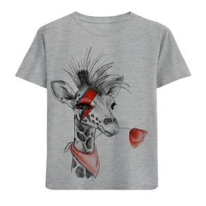 تی شرت آستین کوتاه بچگانه مدل زرافه F797