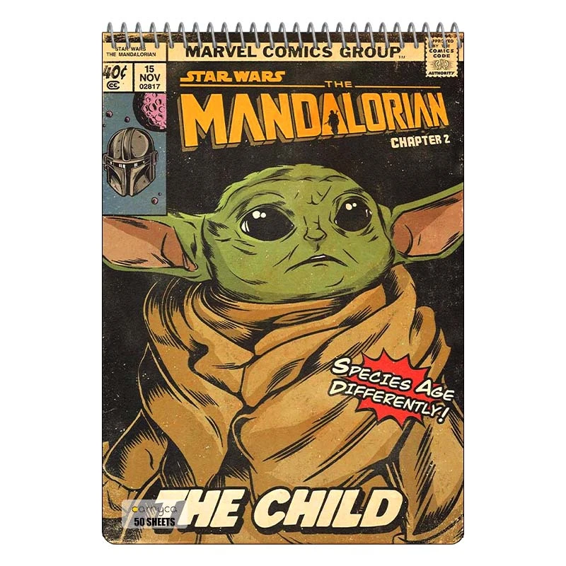 دفتر نقاشی 50 برگ سیمی کارنیکا طرح جنگ ستارگان Star Wars کد 62202