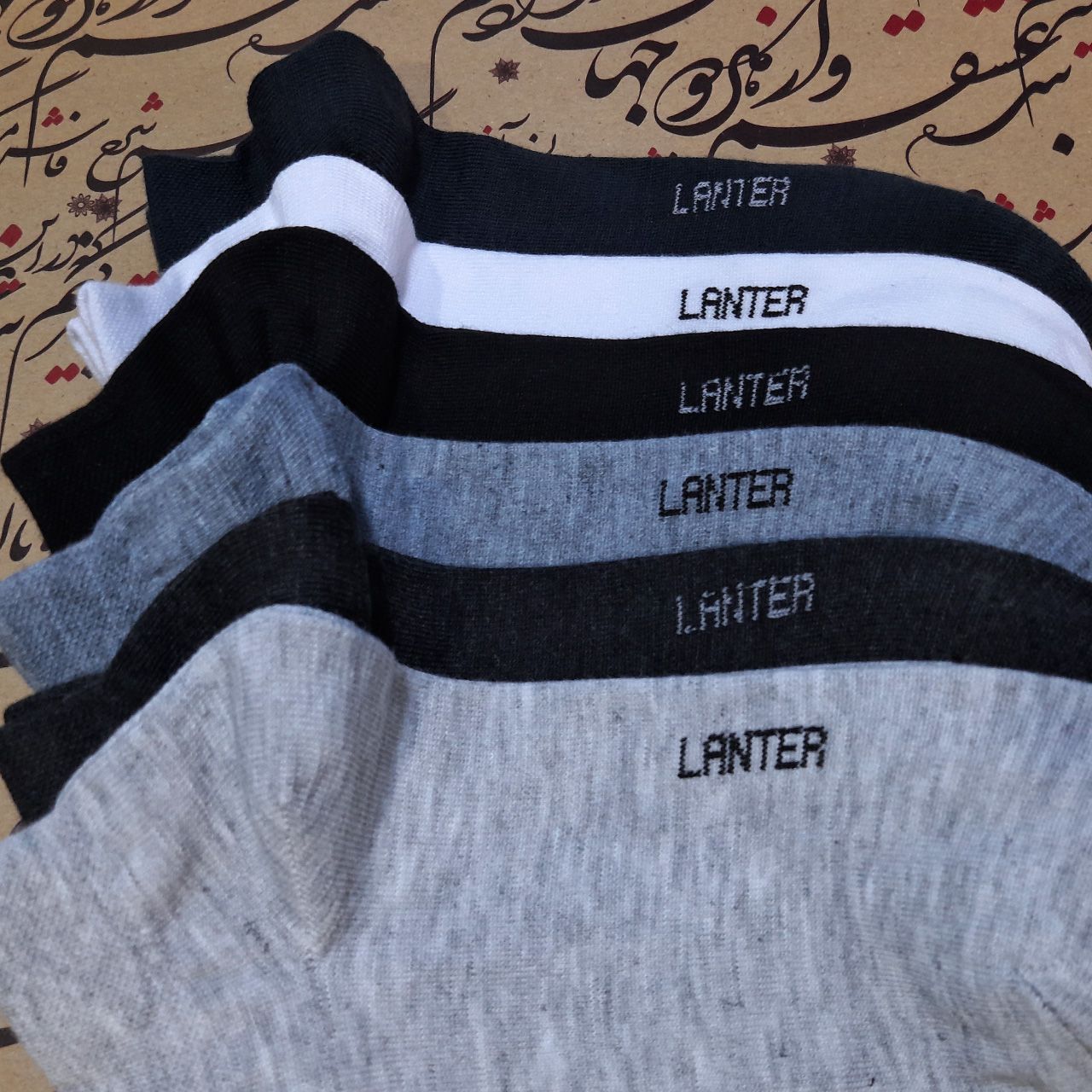 جوراب  زنانه لنتر مدل ساده مچی کد WN 35 مجموعه 6 عددی -  - 3