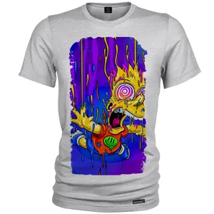 تی شرت آستین کوتاه مردانه 27 مدل Bart Simpson کد MH1272