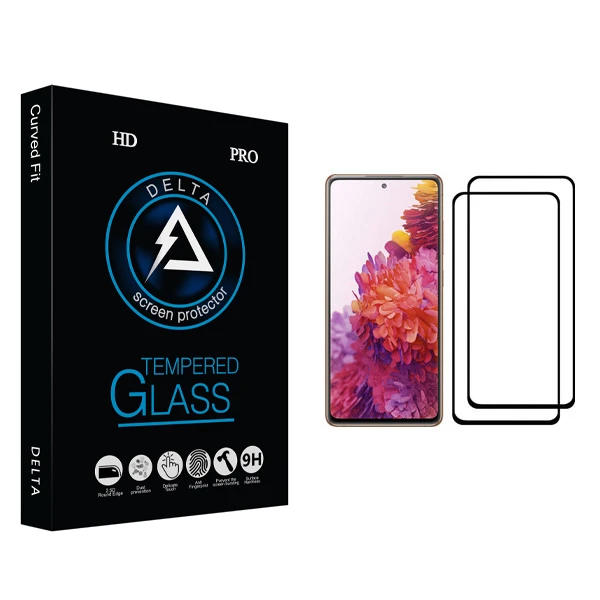 محافظ صفحه نمایش دلتا مدل Fit مناسب برای گوشی موبایل سامسونگ Galaxy S20 FE بسته دو عددی