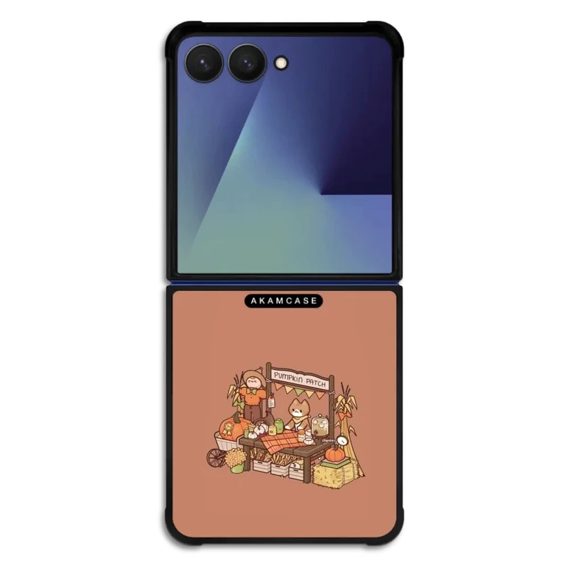 کاور آکام مدل AMC-WSGZFLIP7-PUMPKIN-3 مناسب برای گوشی موبایل سامسونگ Galaxy Z Flip 7