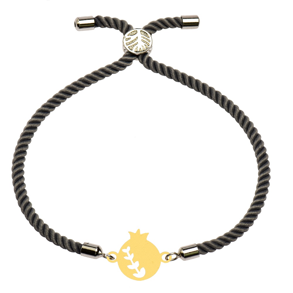 دستبند طلا 18 عیار زنانه کرابو طرح انار مدل kr100741