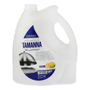 مایع ظرفشویی زرد تمنا مدل 04 با رایحه لیمو حجم 3600 گرم