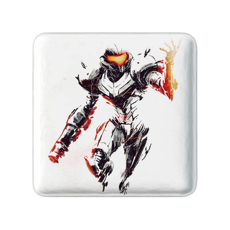 پیکسل خندالو طرح بازی متروید (Metroid) مدل مربعی کد 35654