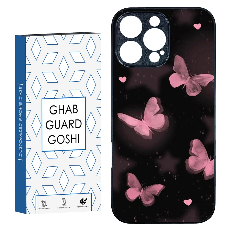 کاور قاب گارد گوشی طرح پروانه کد TPU-182 مناسب برای گوشی موبایل اپل Iphone 16 Pro Max