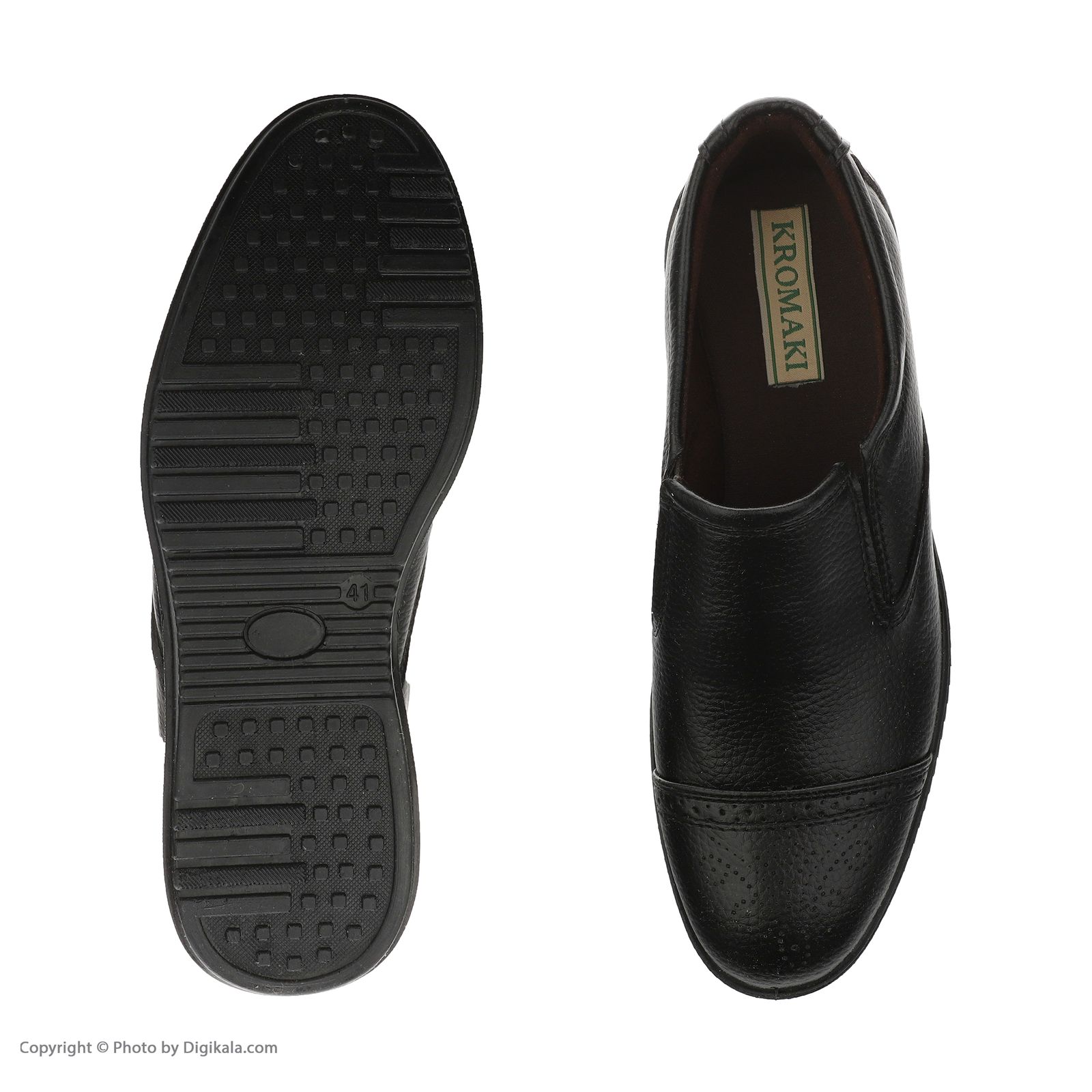 کفش روزمره مردانه کروماکی مدل طبی چرم مصنوعی فلوتر کد 1002 -  - 6