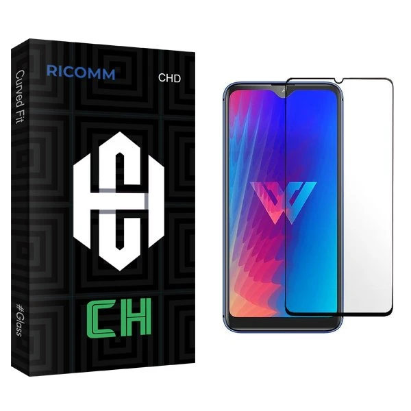 محافظ صفحه نمایش شیشه ای ریکام مدل CH مناسب برای گوشی موبایل ال جی W30