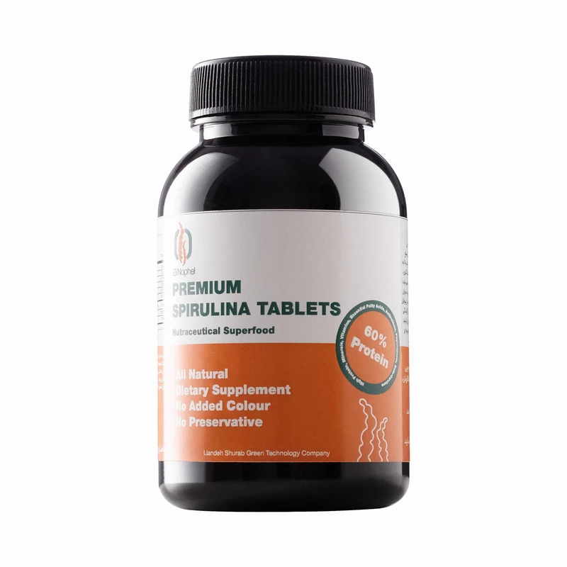 پودر خوراکی فشرده اسپیرولینا زی نوفل بسته 150 عددی