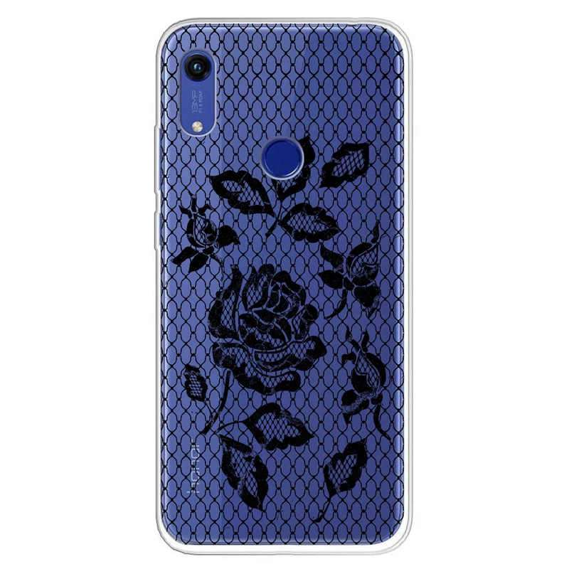 کاور مگافون طرح گل مدل C43-B مناسب برای گوشی موبایل آنر 8A / 8A Pro / 8A Prime 