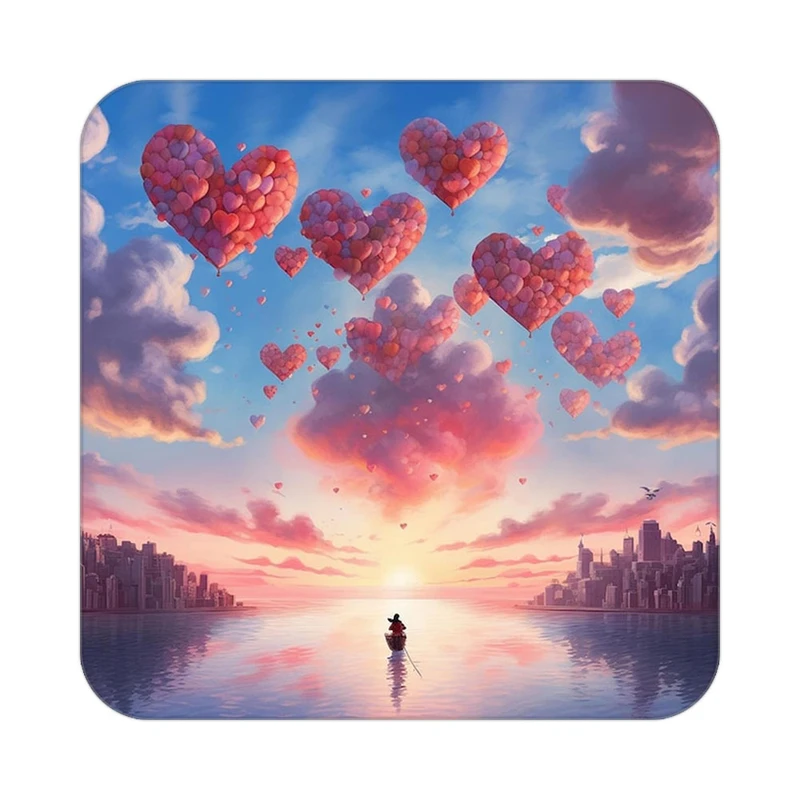 زیر لیوانی کاکتی مدل عاشقانه کد mp11425