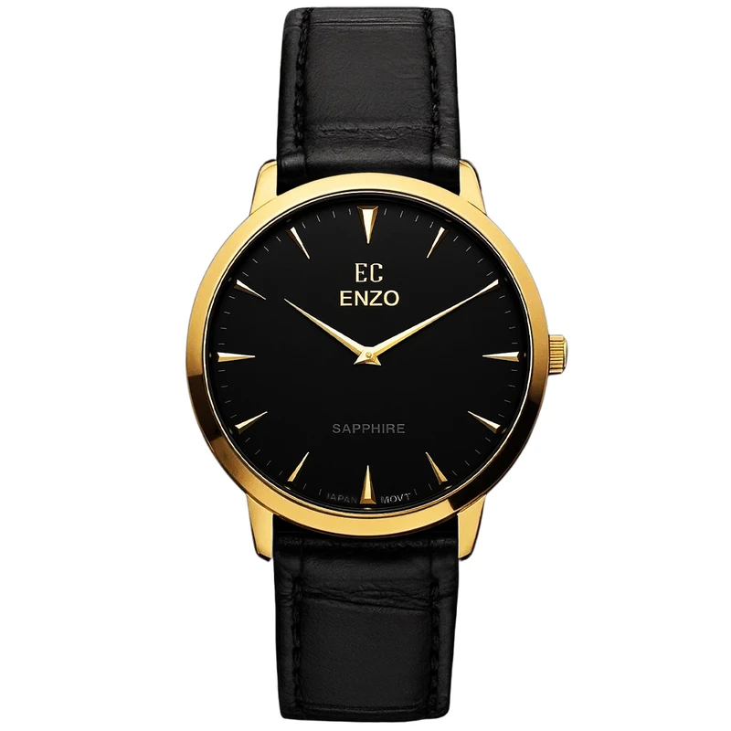 ساعت مچی عقربه‌ای کوارتز مردانه انزو مدل کلاسیک دو عقربه ای رفرنس EC1702GBG