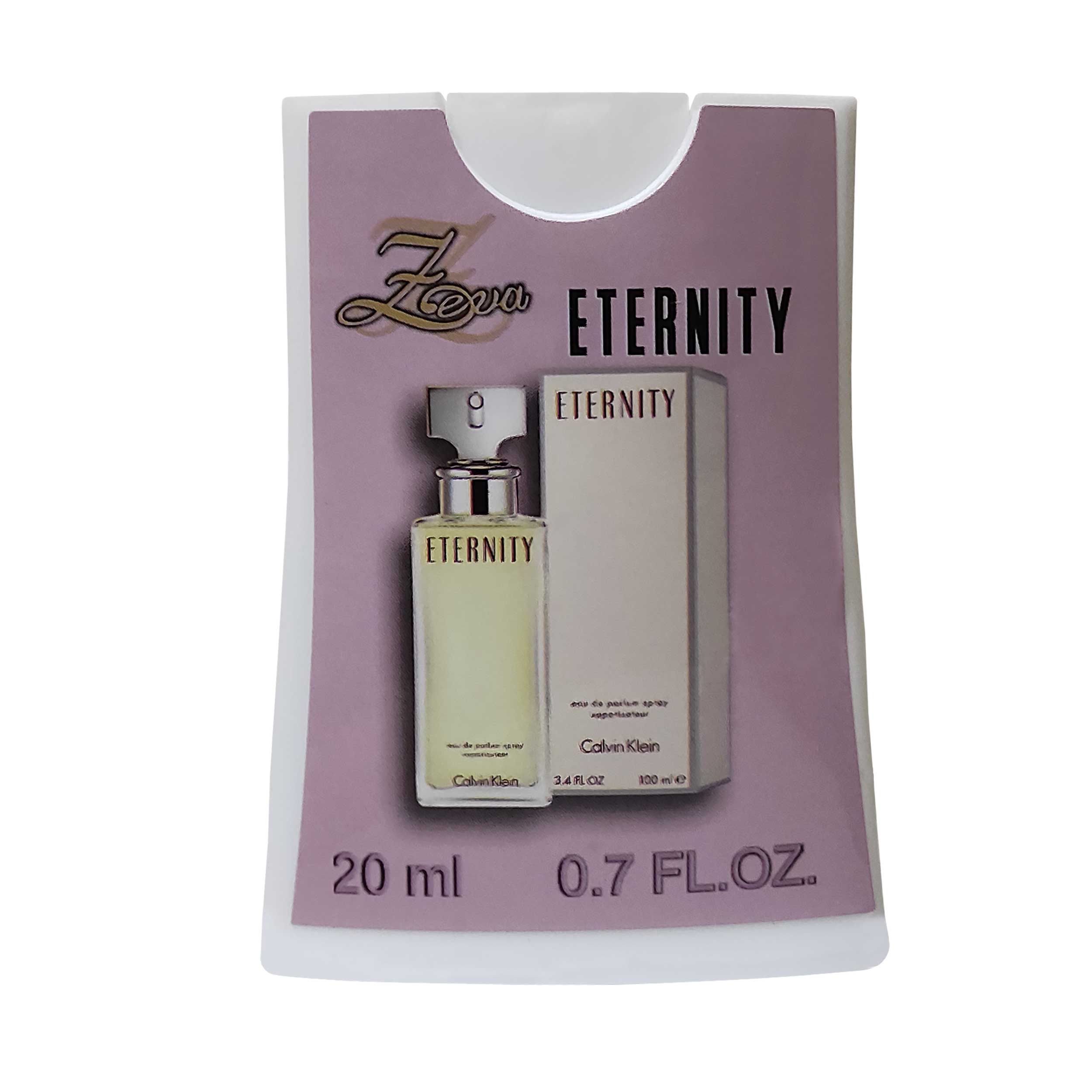 عطر جیبی زنانه زوا مدل ETERNITY حجم 20 میلی لیتر