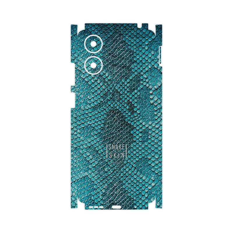 برچسب پوششی ماهوت مدل Blue Snake Skin-FullSkin مناسب برای گوشی موبایل موتورولا Moto G04