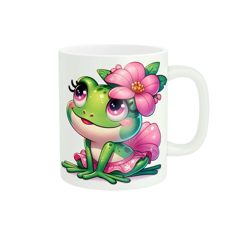 ماگ پاد آفرین طرح قورباغه کد 2978