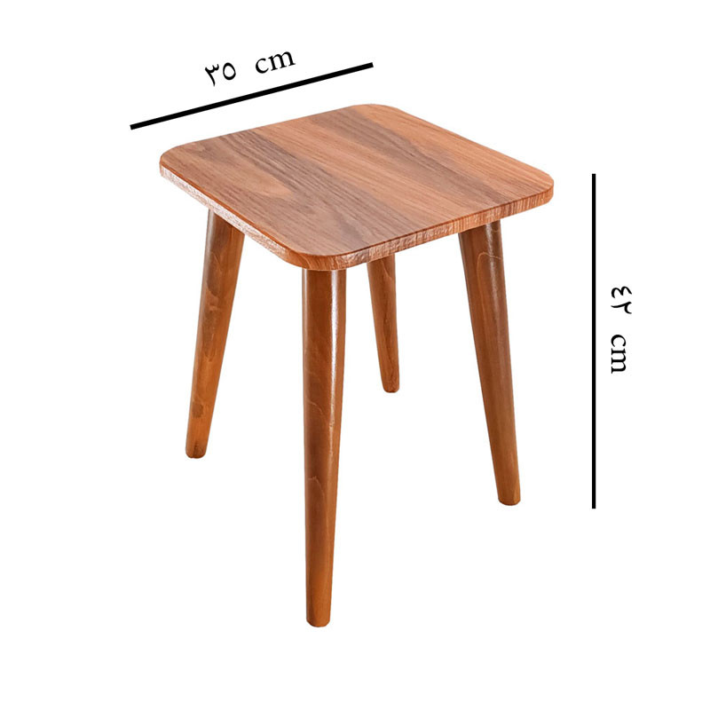 میز عسلی مربع مدل مینیمال کد 322