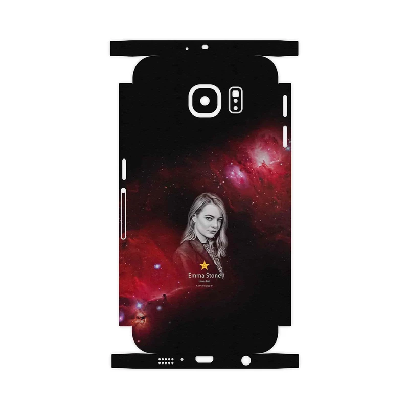 برچسب پوششی ماهوت مدل Emma Stone-FullSkin مناسب برای گوشی موبایل سامسونگ Galaxy S6