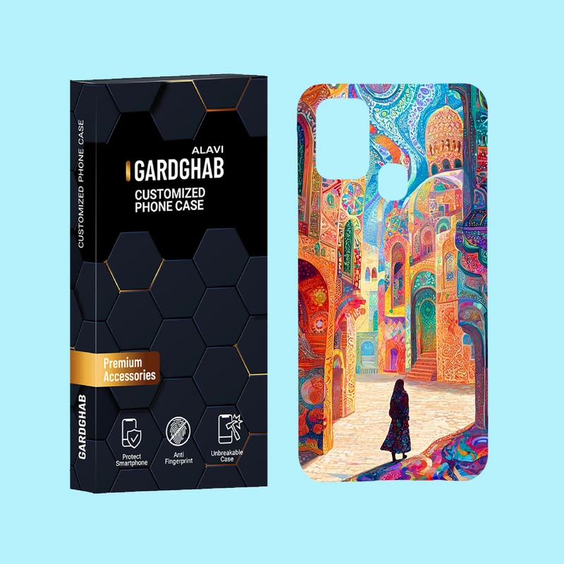 کاور گارد قاب علوی مدل هنری مناسب برای گوشی موبایل سامسونگ Galaxy M31