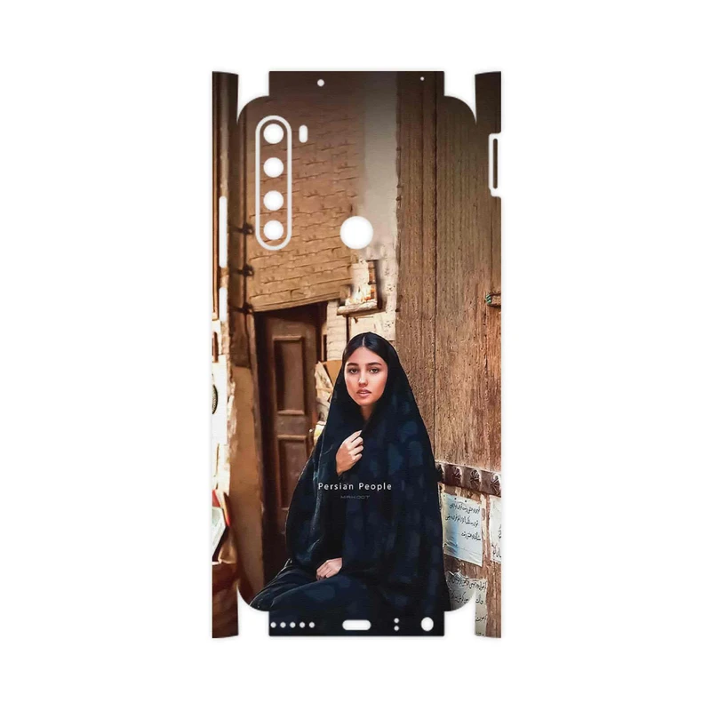 برچسب پوششی ماهوت مدل Portrait of an Iranian Woman-FullSkin مناسب برای گوشی موبایل شیائومی Redmi Note 8 2021