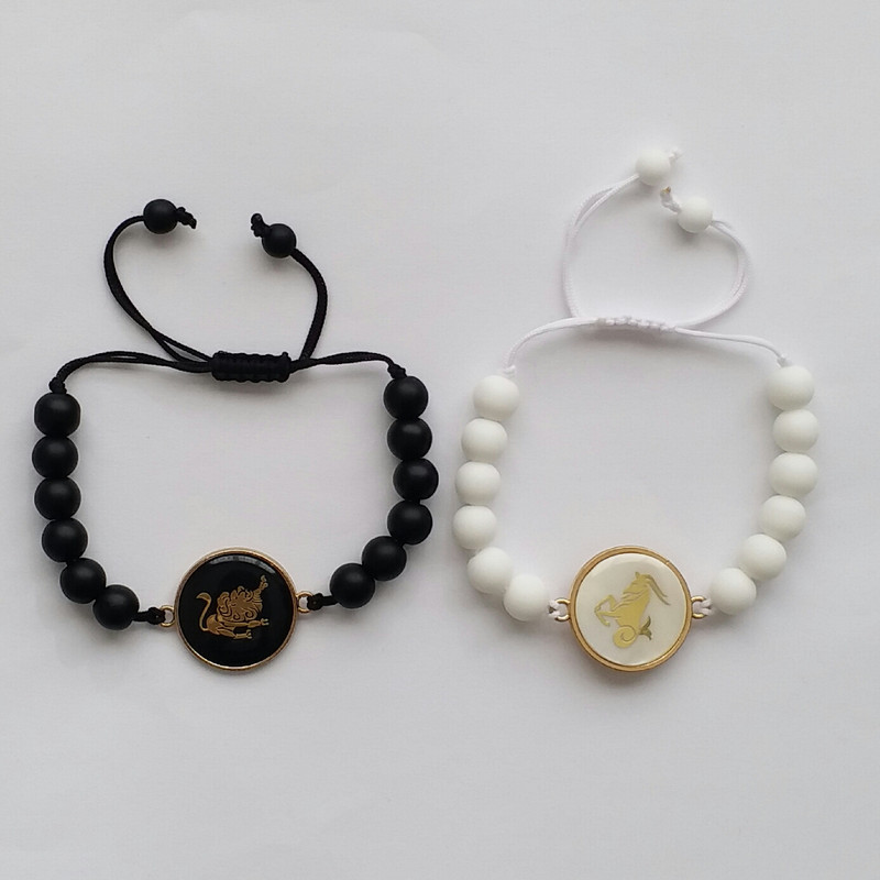 دستبند مدل ماه تولد دی و مرداد F122 مجموعه 2 عددی دستبند مدل ماه تولد دی و مرداد F122 مجموعه 2 عددی